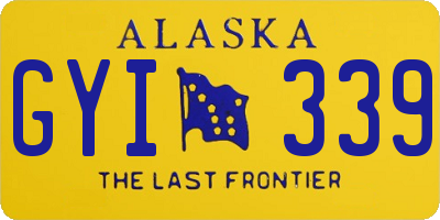 AK license plate GYI339