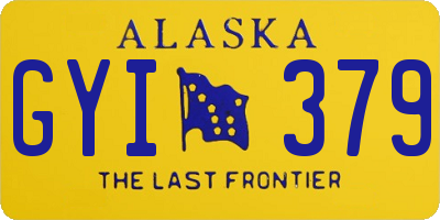 AK license plate GYI379