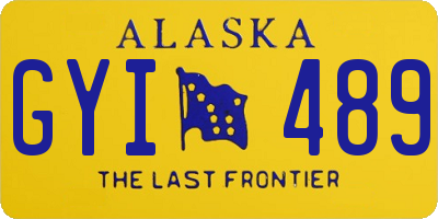AK license plate GYI489