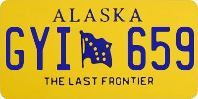 AK license plate GYI659