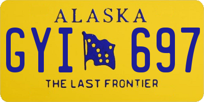 AK license plate GYI697