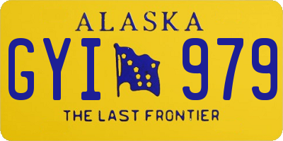 AK license plate GYI979
