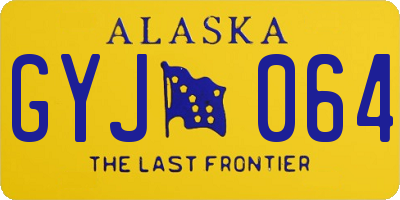 AK license plate GYJ064