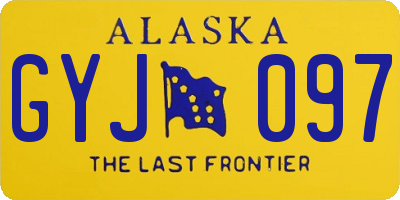 AK license plate GYJ097