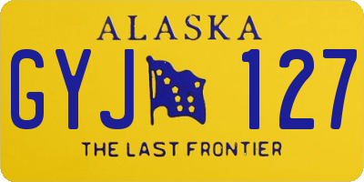 AK license plate GYJ127