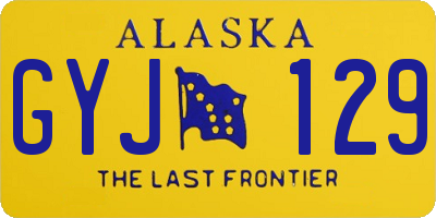 AK license plate GYJ129