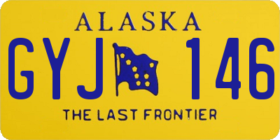 AK license plate GYJ146