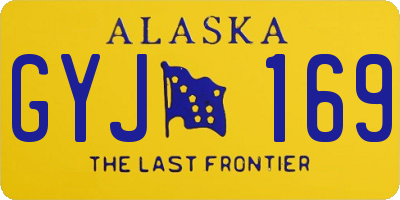 AK license plate GYJ169