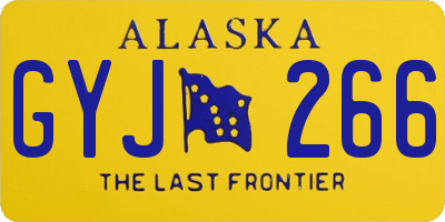 AK license plate GYJ266