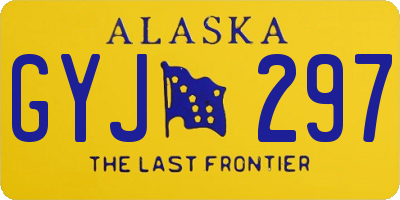 AK license plate GYJ297