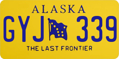 AK license plate GYJ339
