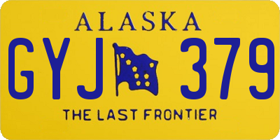 AK license plate GYJ379