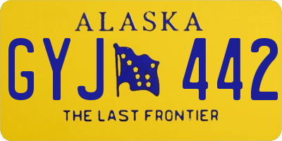 AK license plate GYJ442