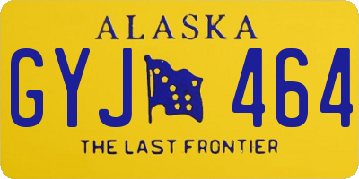 AK license plate GYJ464