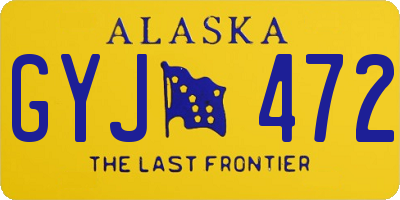 AK license plate GYJ472
