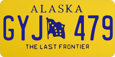 AK license plate GYJ479