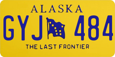 AK license plate GYJ484
