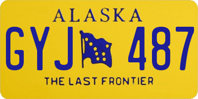AK license plate GYJ487