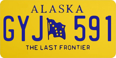 AK license plate GYJ591