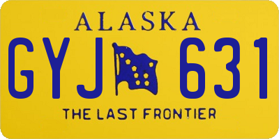 AK license plate GYJ631