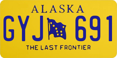 AK license plate GYJ691