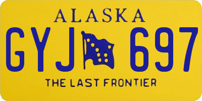 AK license plate GYJ697