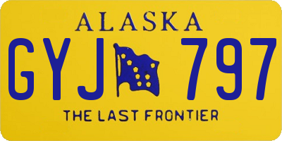 AK license plate GYJ797