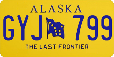 AK license plate GYJ799