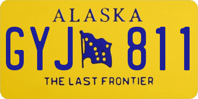 AK license plate GYJ811