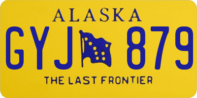 AK license plate GYJ879