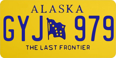 AK license plate GYJ979