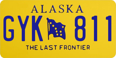 AK license plate GYK811