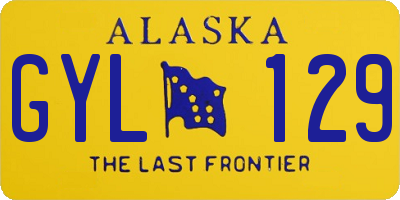 AK license plate GYL129