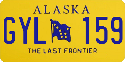 AK license plate GYL159