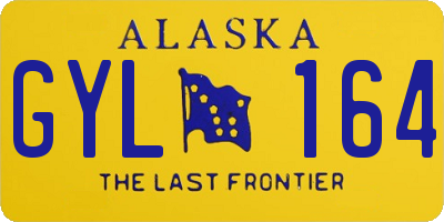 AK license plate GYL164