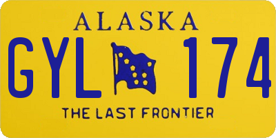 AK license plate GYL174