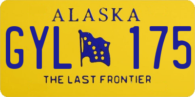 AK license plate GYL175