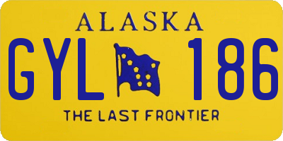 AK license plate GYL186