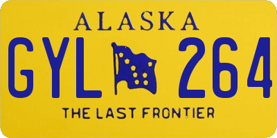 AK license plate GYL264