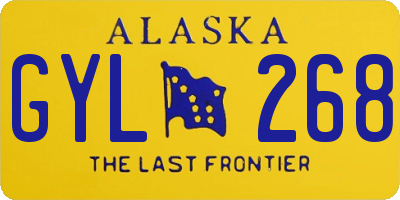 AK license plate GYL268