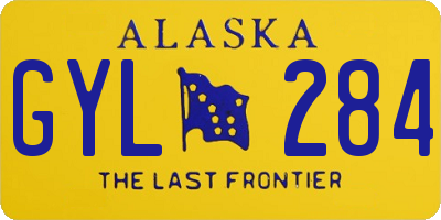 AK license plate GYL284