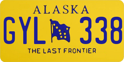 AK license plate GYL338