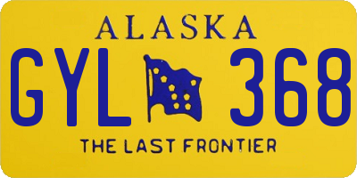 AK license plate GYL368