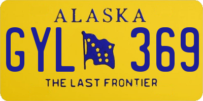 AK license plate GYL369