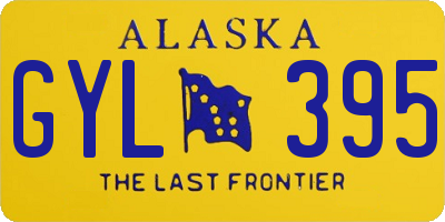 AK license plate GYL395