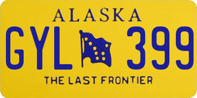 AK license plate GYL399