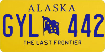 AK license plate GYL442