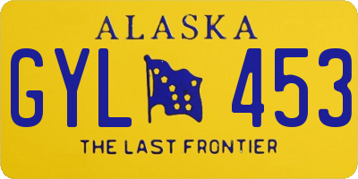 AK license plate GYL453