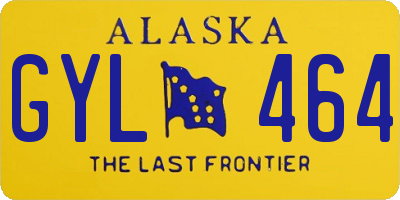 AK license plate GYL464