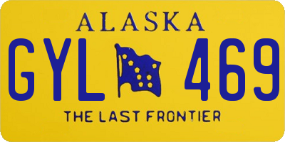 AK license plate GYL469